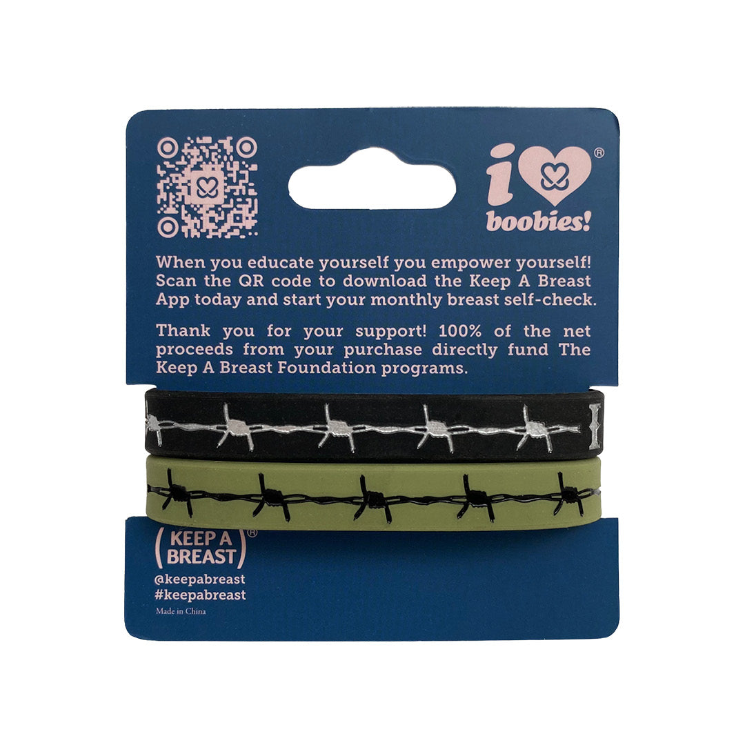 i love boobies! Bracelet Pack - Barbed Cactus