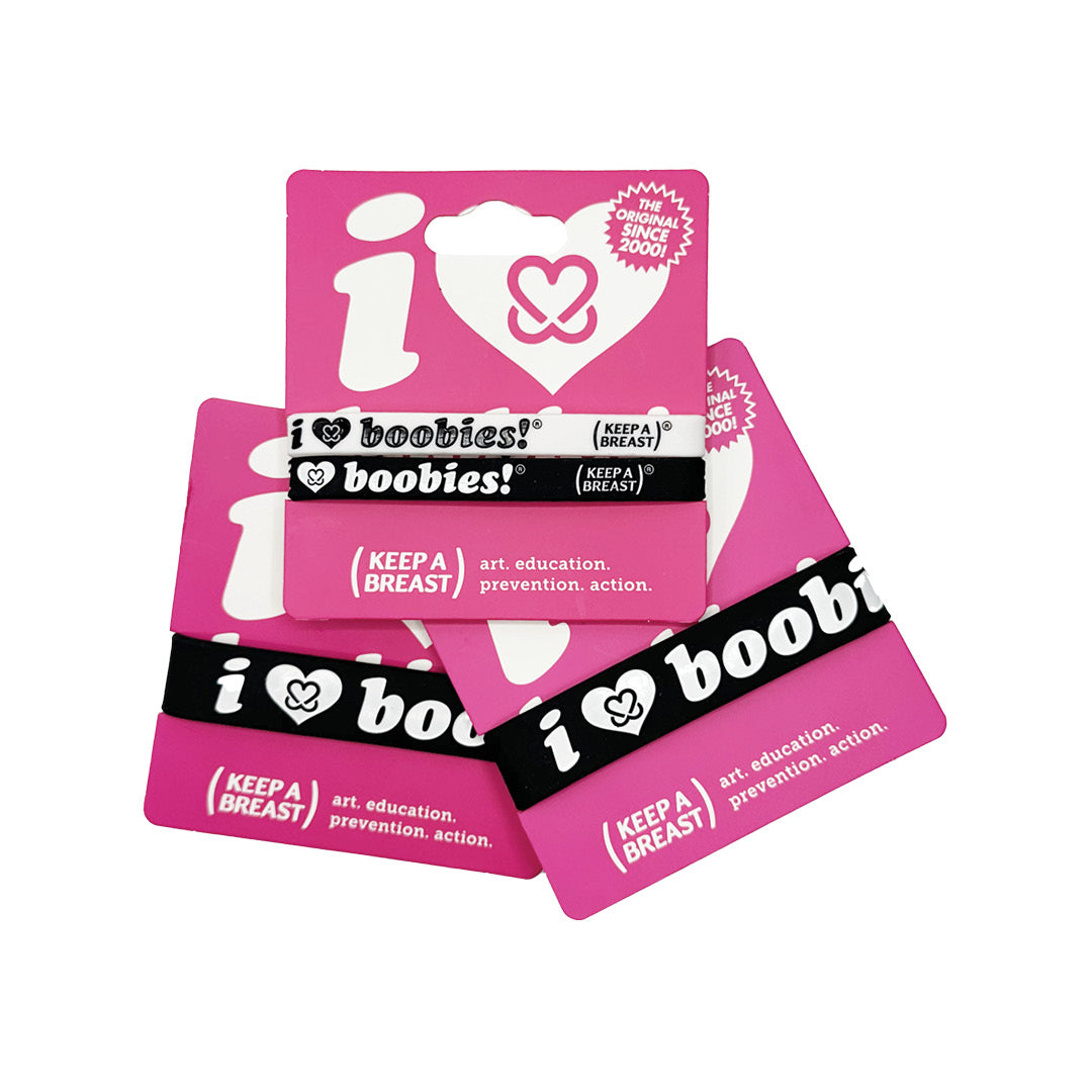i love boobies! Black White Bundle