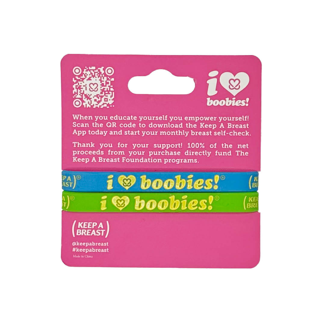i love boobies! Mini Neon Cactus Bracelet Pack