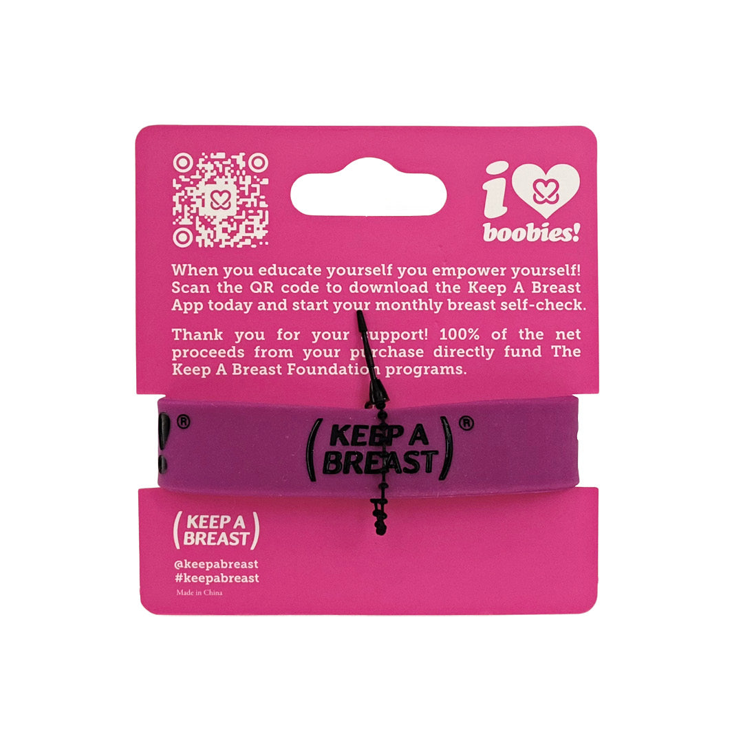 i love boobies! Classic Bracelet - Eggplant