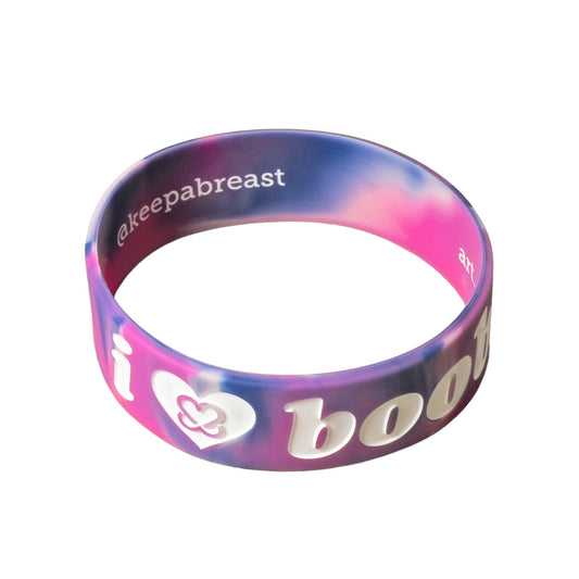 i love boobies! Cotton Candy Classic Bracelet