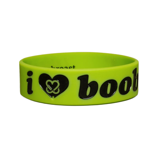 i love boobies! Green Scene Classic Bracelet