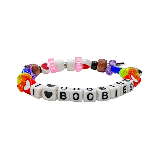 i love boobies! Pride Kandi Bracelet