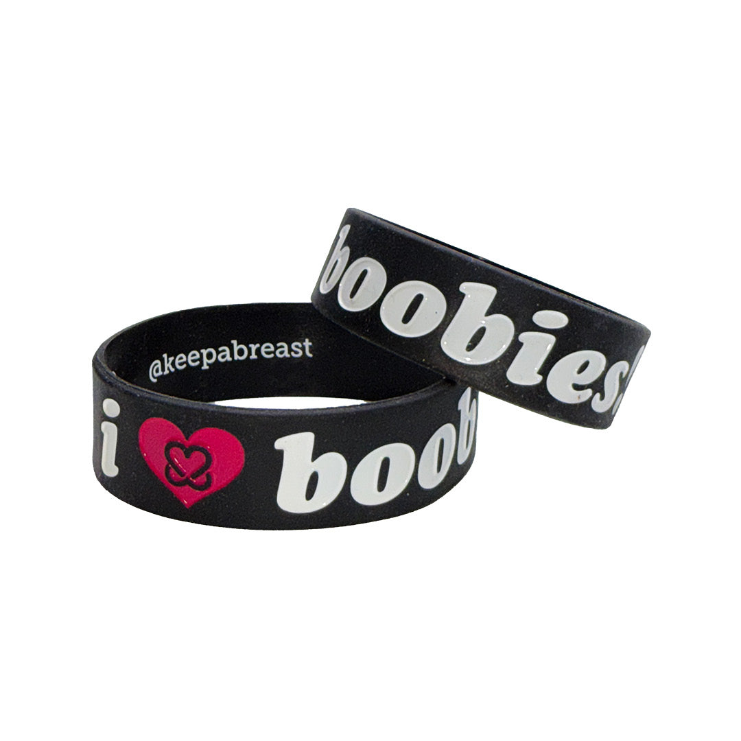 i love boobies! Get Graphic Classic Bracelets