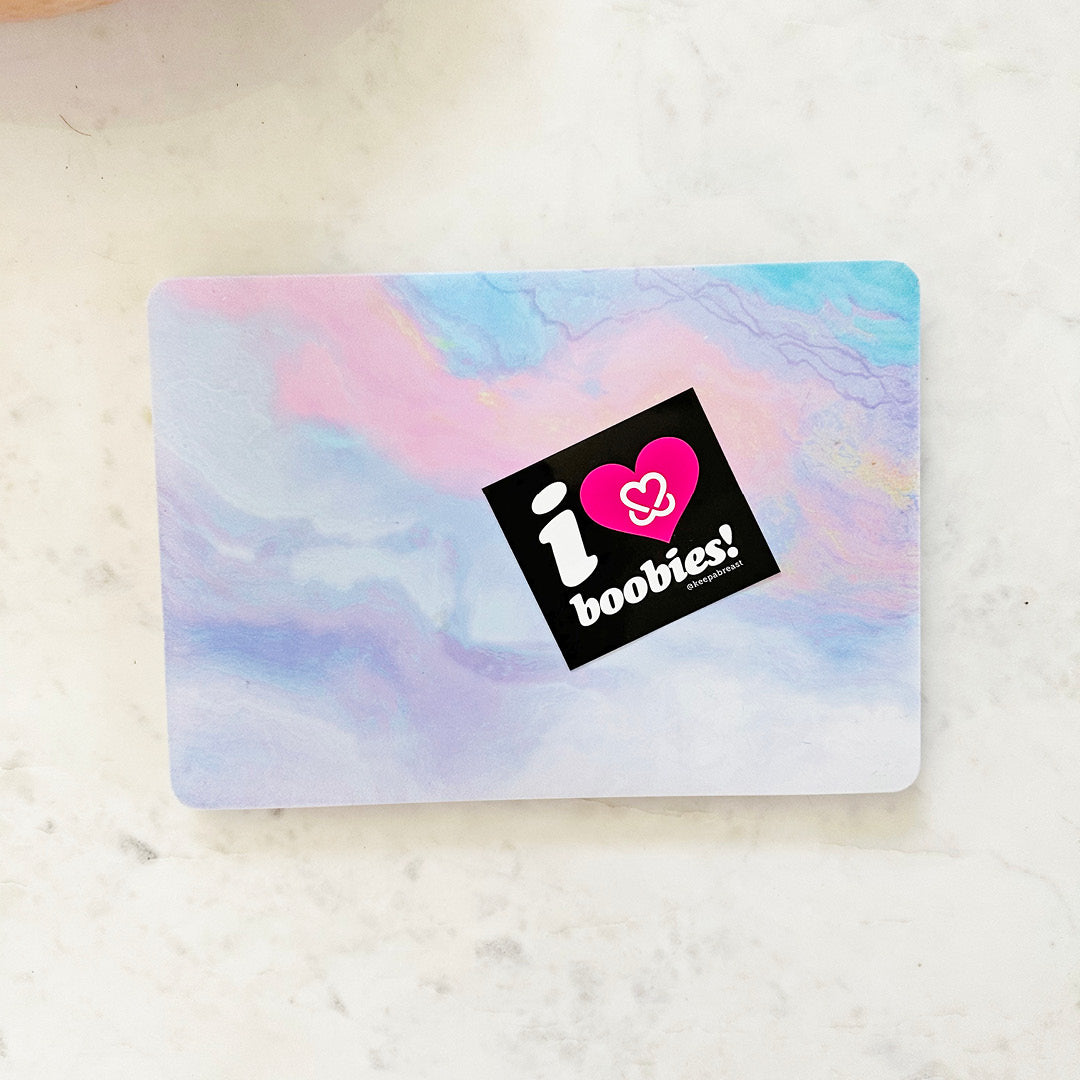i love boobies! Black Sticker Pack