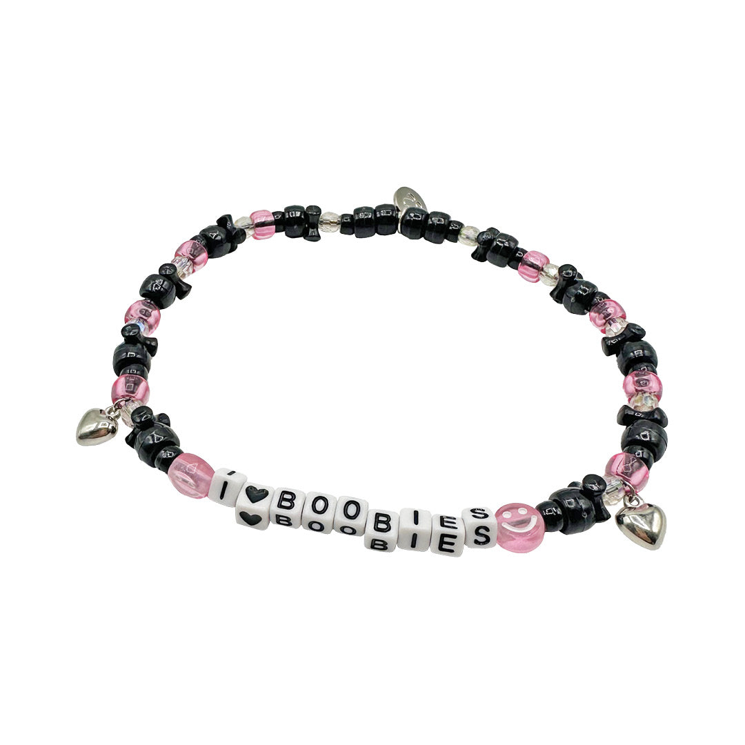 i love boobies! Black Kandi Choker