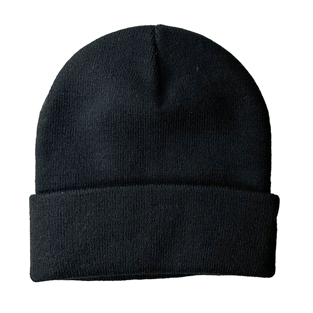 i love boobies! Black Embroidered Beanie