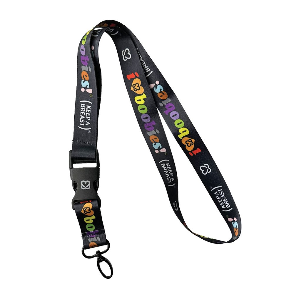 i love boobies! Progress Pride Lanyard
