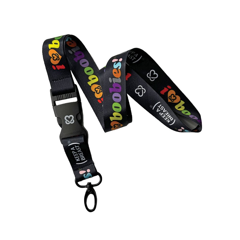 i love boobies! Progress Pride Lanyard