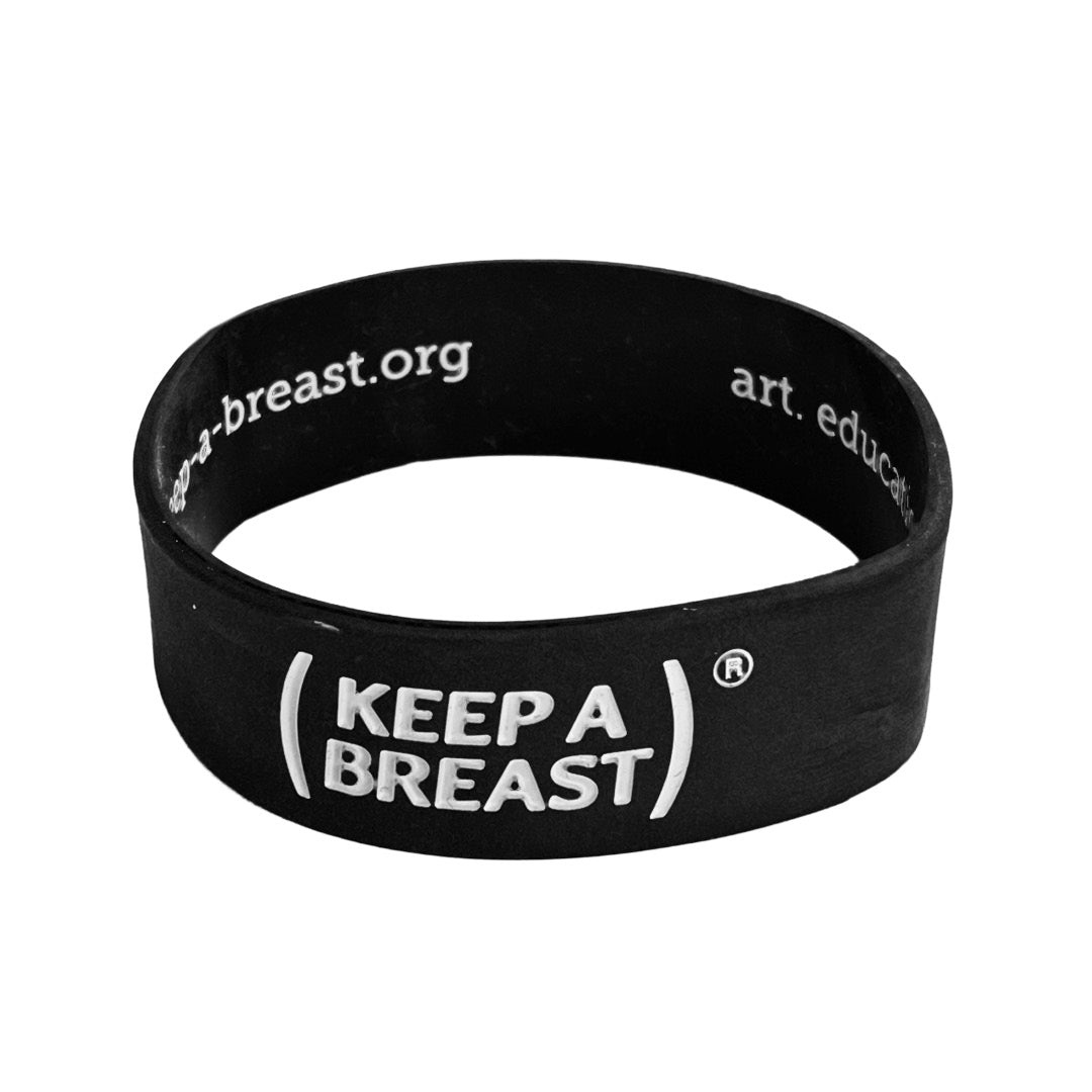 i love boobies! Black White Classic Bracelet