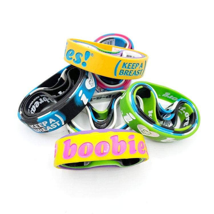 i love boobies! Bracelet Surprise 4-Pack