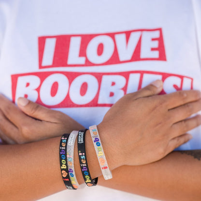 i love boobies! Mini Progress Pride Bracelet Pack