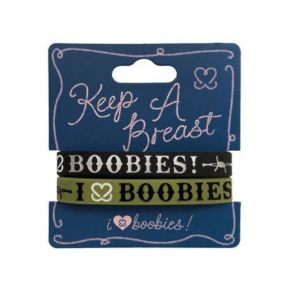 i love boobies! Bracelet Pack - Barbed Cactus