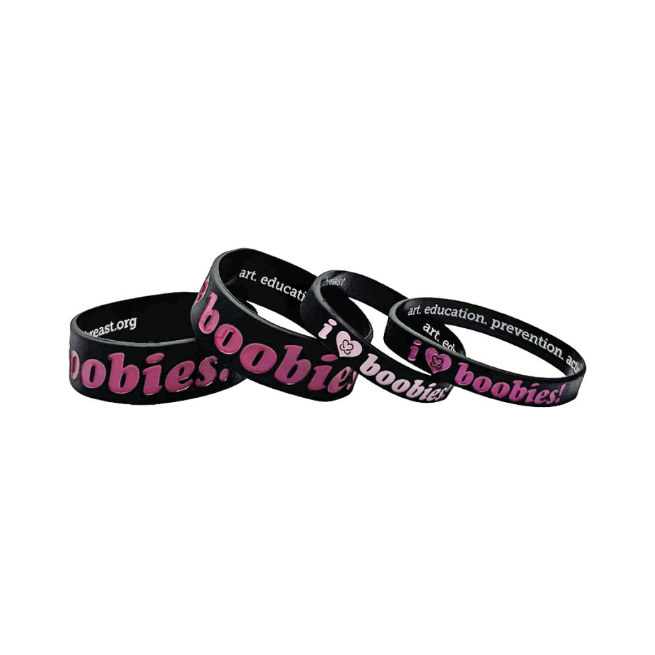 i love boobies Bracelets | Keep A Breast Foundation