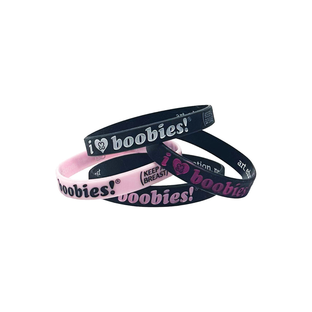 i love boobies Bracelets | Keep A Breast Foundation