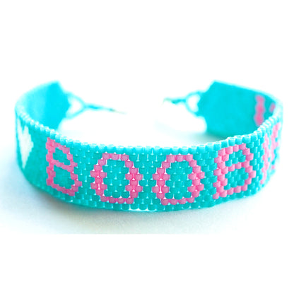 Bunny Shapiro X Keep A Breast i love boobies! Stitch Bracelet