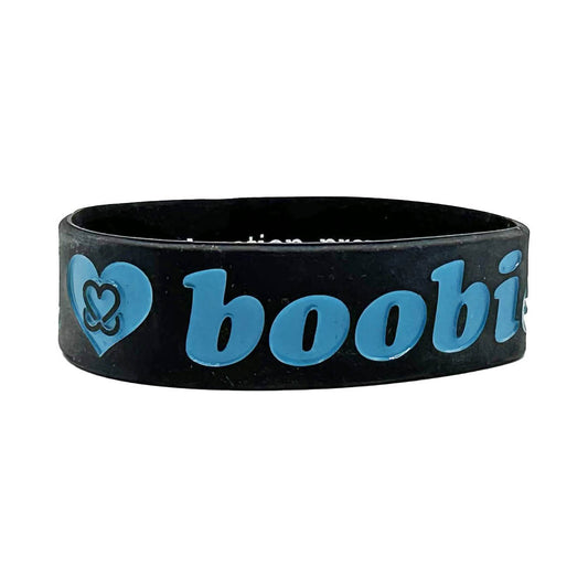 i love boobies! Black Sky Classic Bracelet