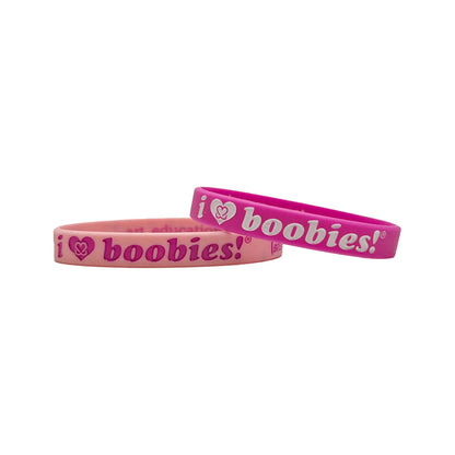 i love boobies! Mini Cutie Pink Bracelet Pack