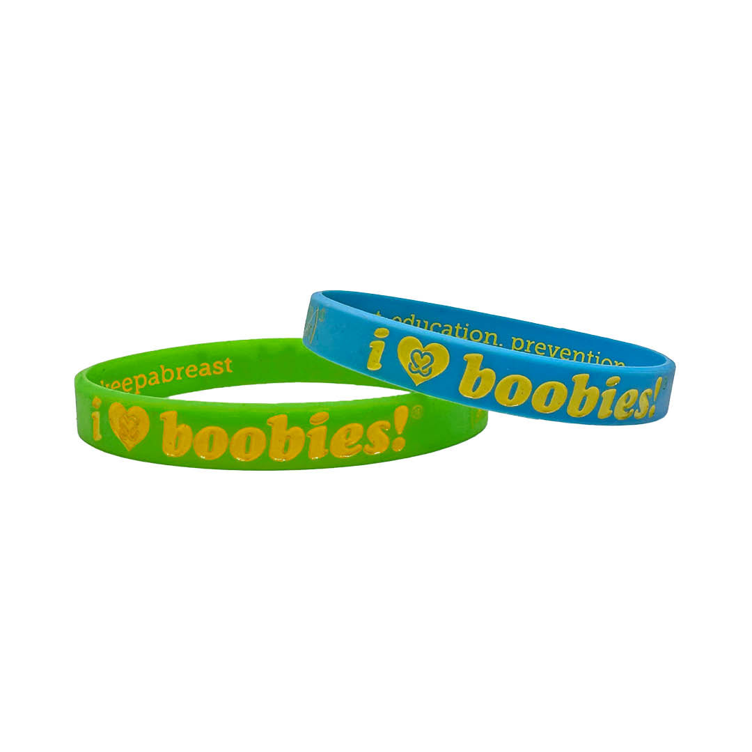 The i love boobies! Mini Neon Cactus Bracelet Pack