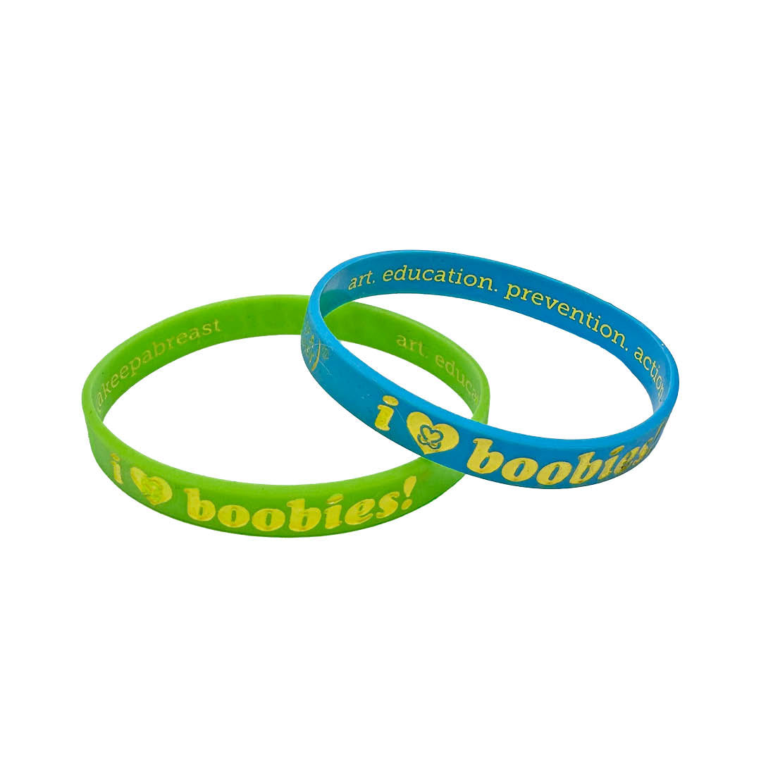 The i love boobies! Mini Neon Cactus Bracelet Pack