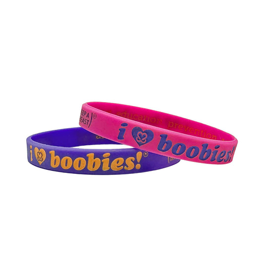 i love boobies! Mini Neon Juice Bracelet Pack