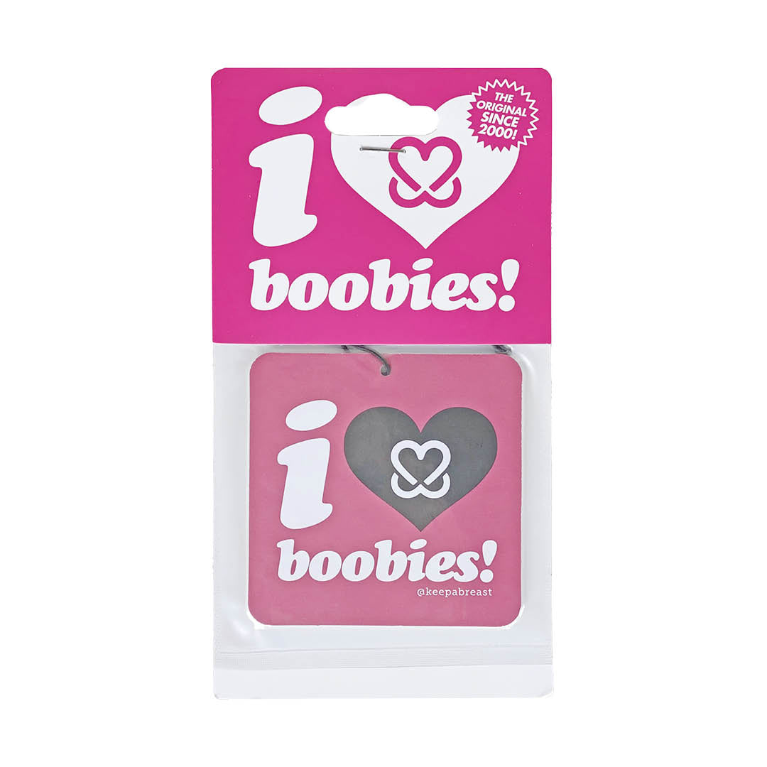 The i love boobies! Air Freshener PINK
