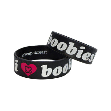 i love boobies! Bracelets & Wristbands | Keep A Breast Foundation