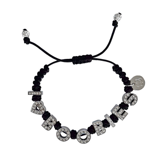 i love boobies! Bling Pull-Tie Bracelet