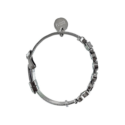 i love boobies! Silver Belt Bracelet