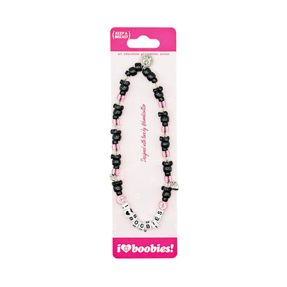 i love boobies! Black Kandi Choker