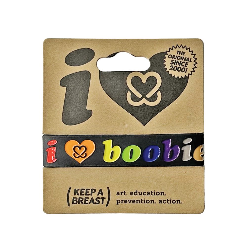 LIMITED EDITION i love boobies! PRIDE Bracelet | Official Keep A Breast ...