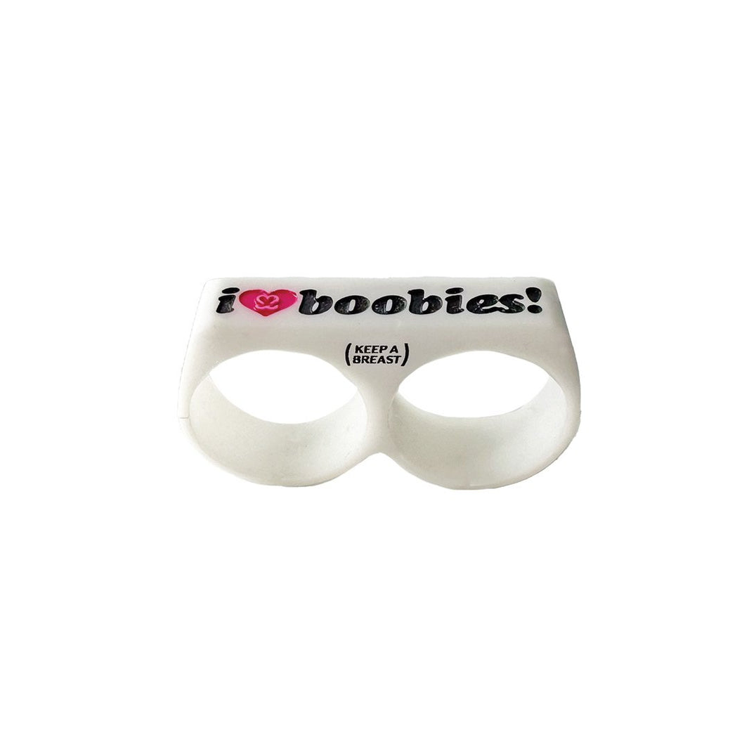 i love boobies Rings Collection | Keep A Breast Foundation