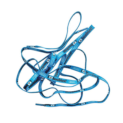 i love boobies! Shoelaces Blue