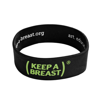 i love boobies! Black Green Classic Bracelet